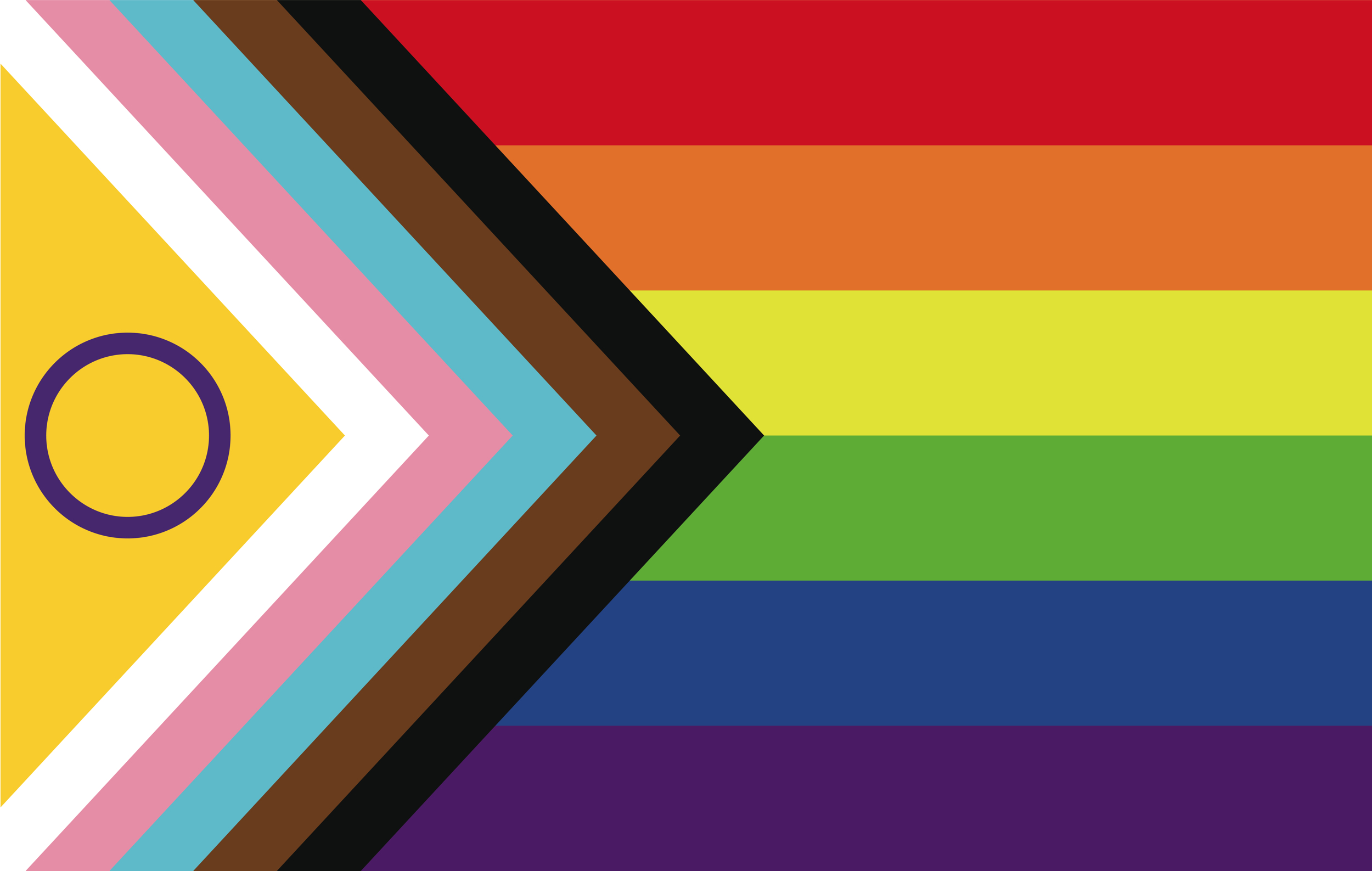 Lgbti Flag Artwork Cmyk Print